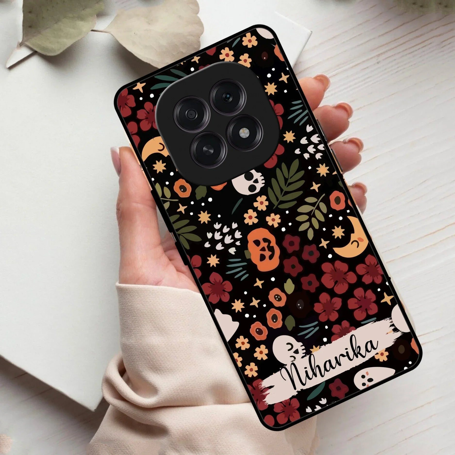 Hellowean Customize Glass Case Cover For Oppo - ShopOnCliQ