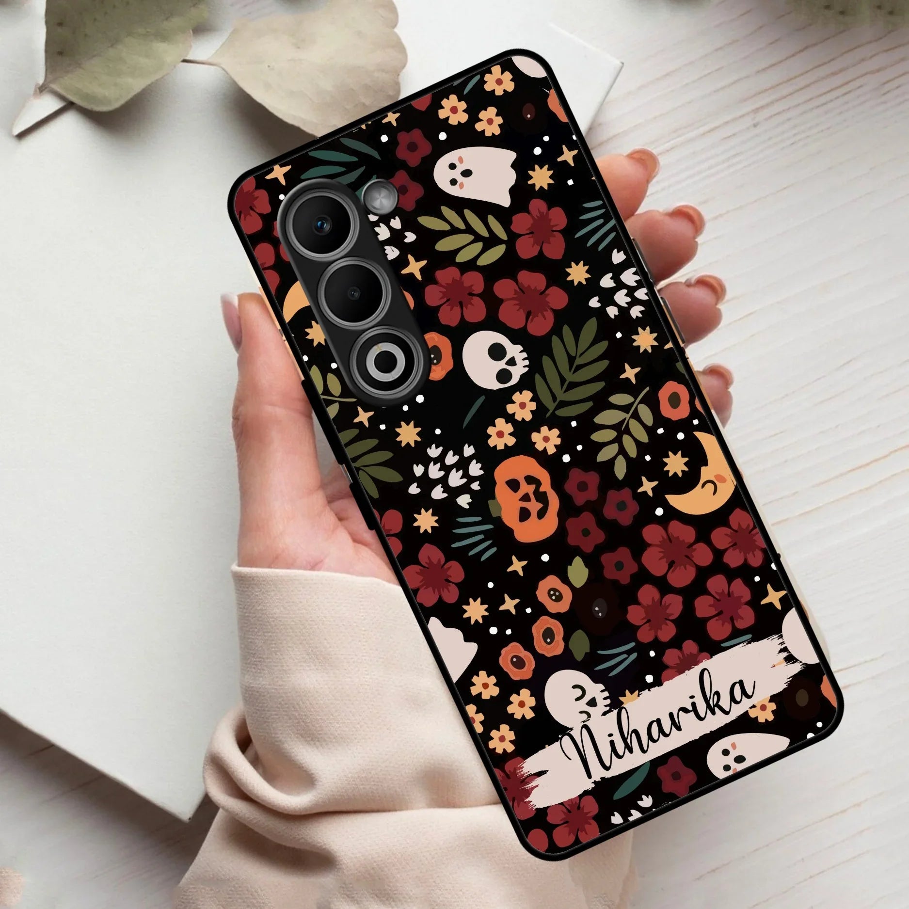 Hellowean Customize Glass Case Cover For Oppo - ShopOnCliQ