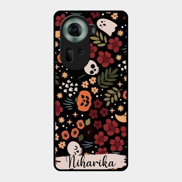 Hellowean Customize Glass Case Cover For Oppo Reno 11 5G