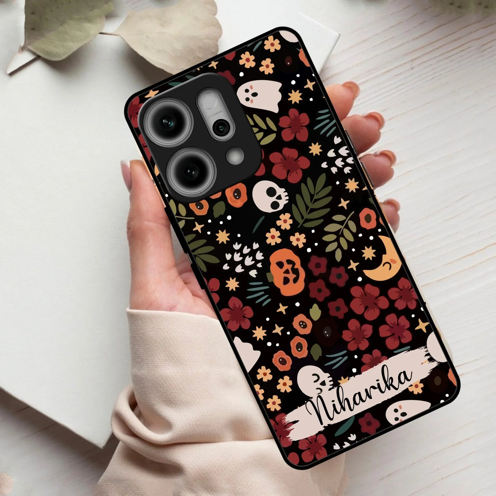 Hellowean Customize Glass Case Cover For Oppo - ShopOnCliQ