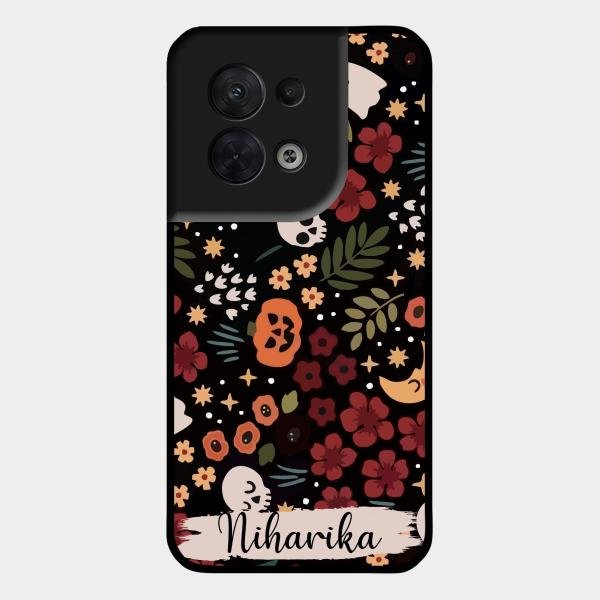 Hellowean Customize Glass Case Cover For Oppo Reno 8 5G