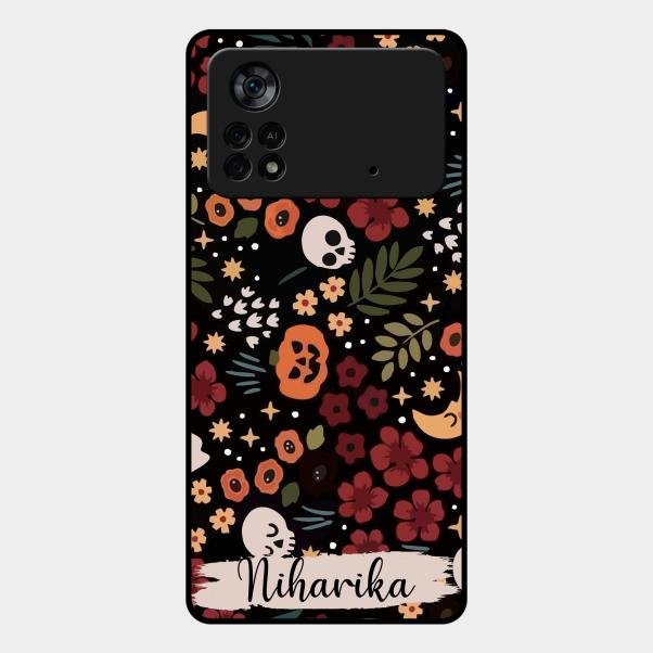 Hellowean Customize Glass Case Cover For Poco X4 Pro 5G