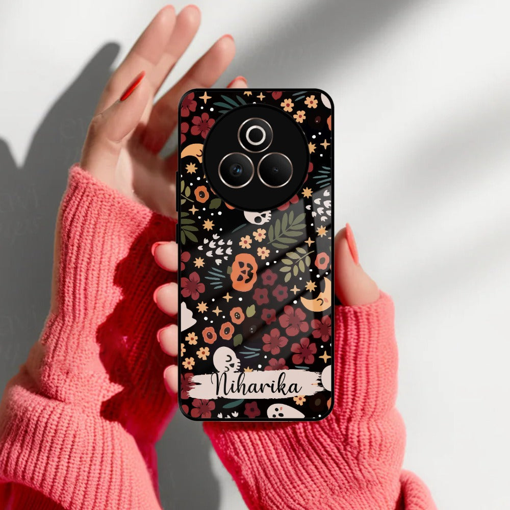 Hellowean Customize Glass Case Cover For Realme/Narzo