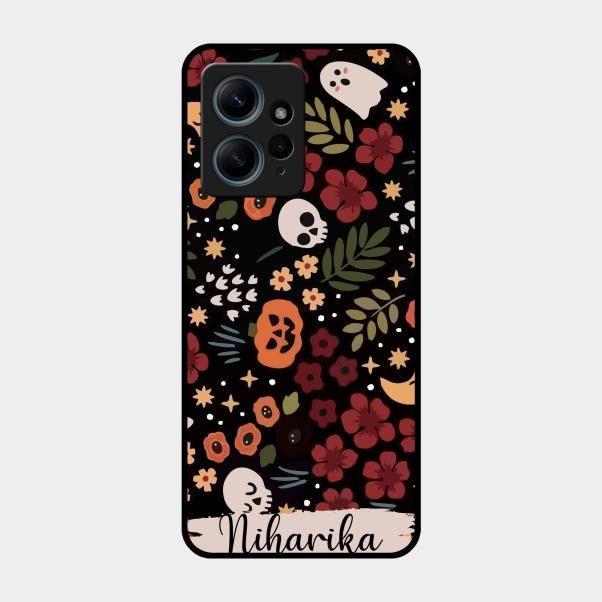 Hellowean Customize Glass Case Cover For Redmi Note 12 4G