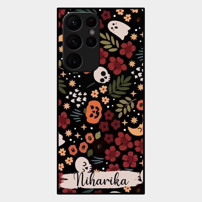 Hellowean Customize Glass Case Cover For Samsung Galaxy S22 Ultra 5G