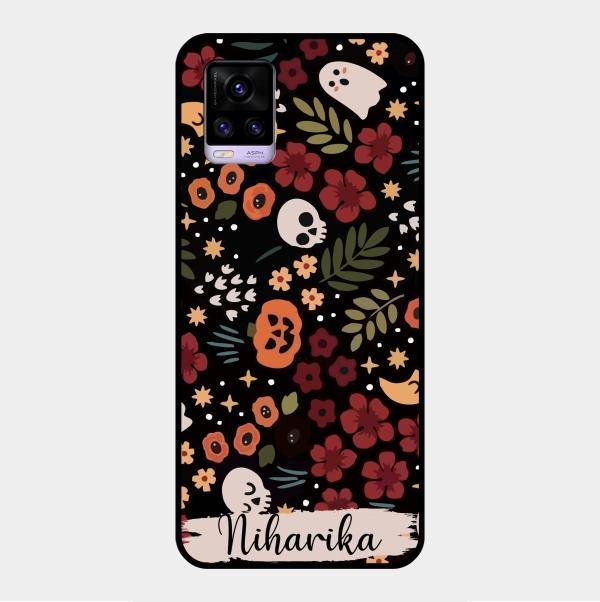 Hellowean Customize Glass Case Cover For Vivo V20