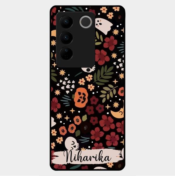 Hellowean Customize Glass Case Cover For Vivo V27 5G