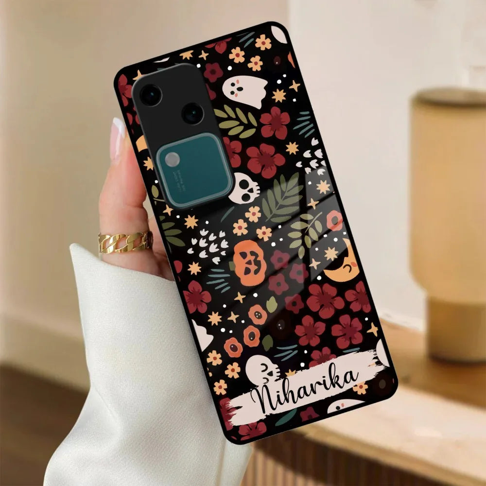 Hellowean Customize Glass Case Cover For Vivo - ShopOnCliQ