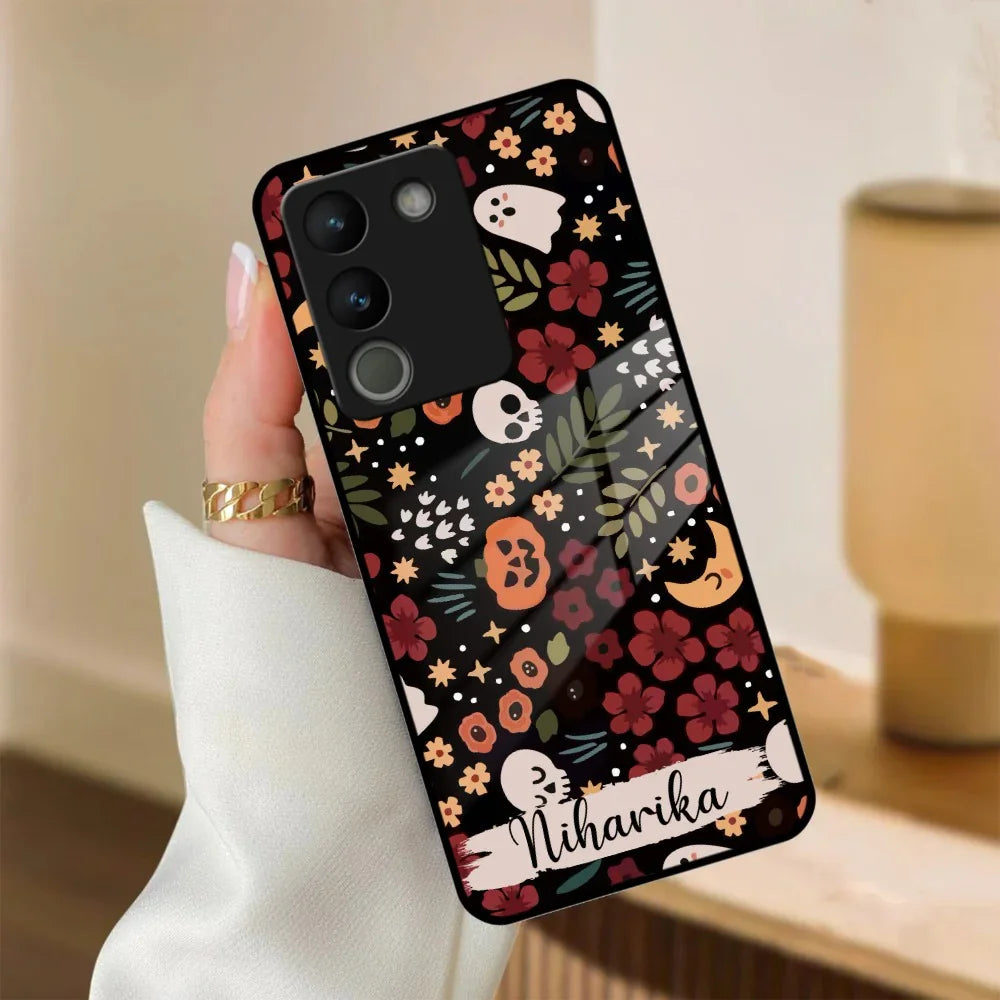 Hellowean Customize Glass Case Cover For Vivo - ShopOnCliQ