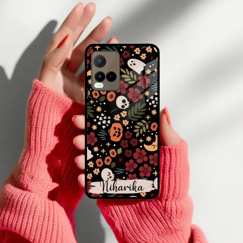 Hellowean Customize Glass Case Cover For Vivo - ShopOnCliQ