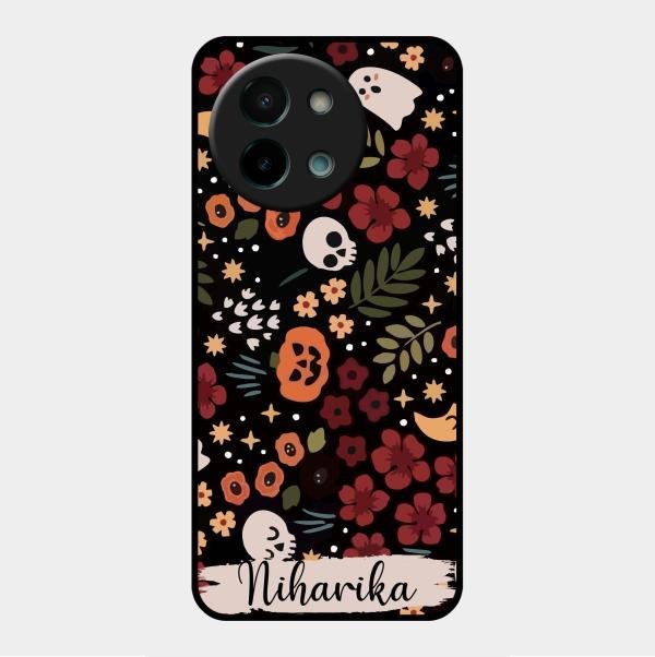 Hellowean Customize Glass Case Cover For Vivo Y58 5G