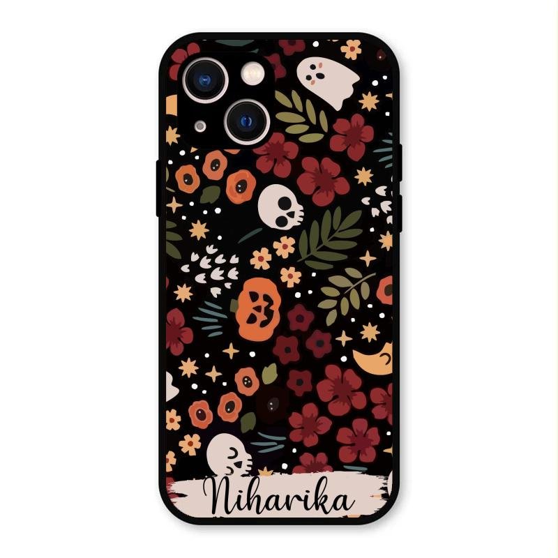Hellowean Glossy Metal Case Cover For iPhone 13