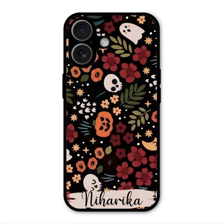 Hellowean Glossy Metal Case Cover For iPhone 17