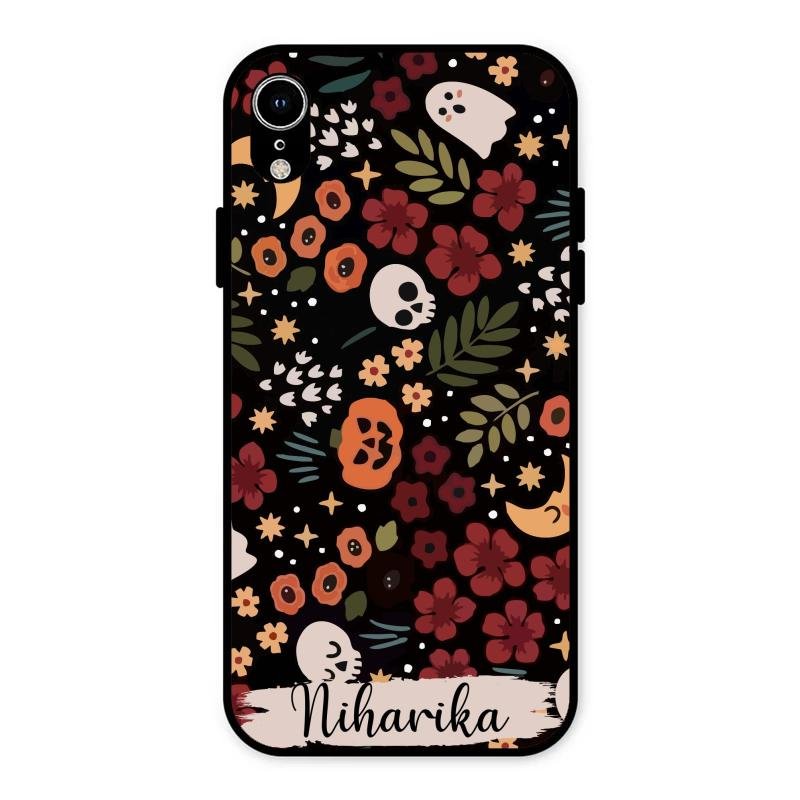 Hellowean Glossy Metal Case Cover For iPhone XR