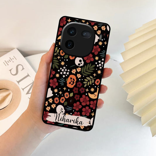 Hellowean Glossy Metal Case Cover For iQOO