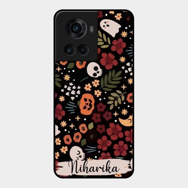 Hellowean Glossy Metal Case Cover For Oneplus 10R 5G