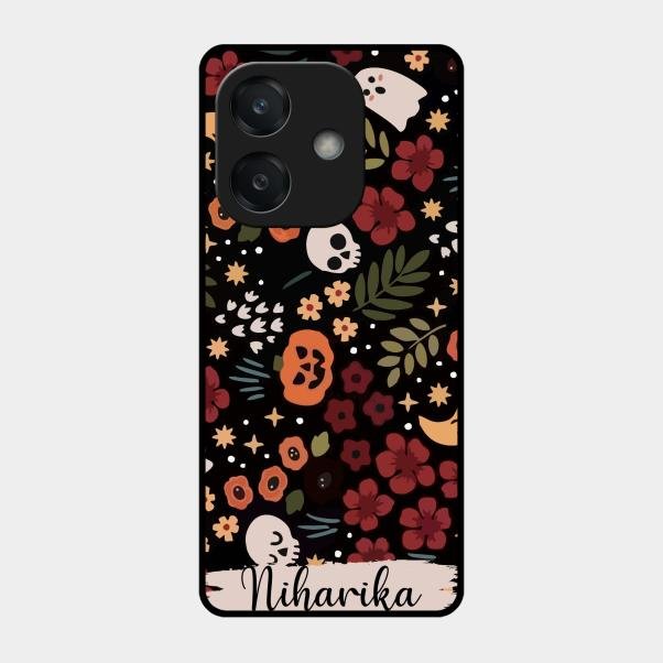 Hellowean Glossy Metal Case Cover For Oppo A3X 5G