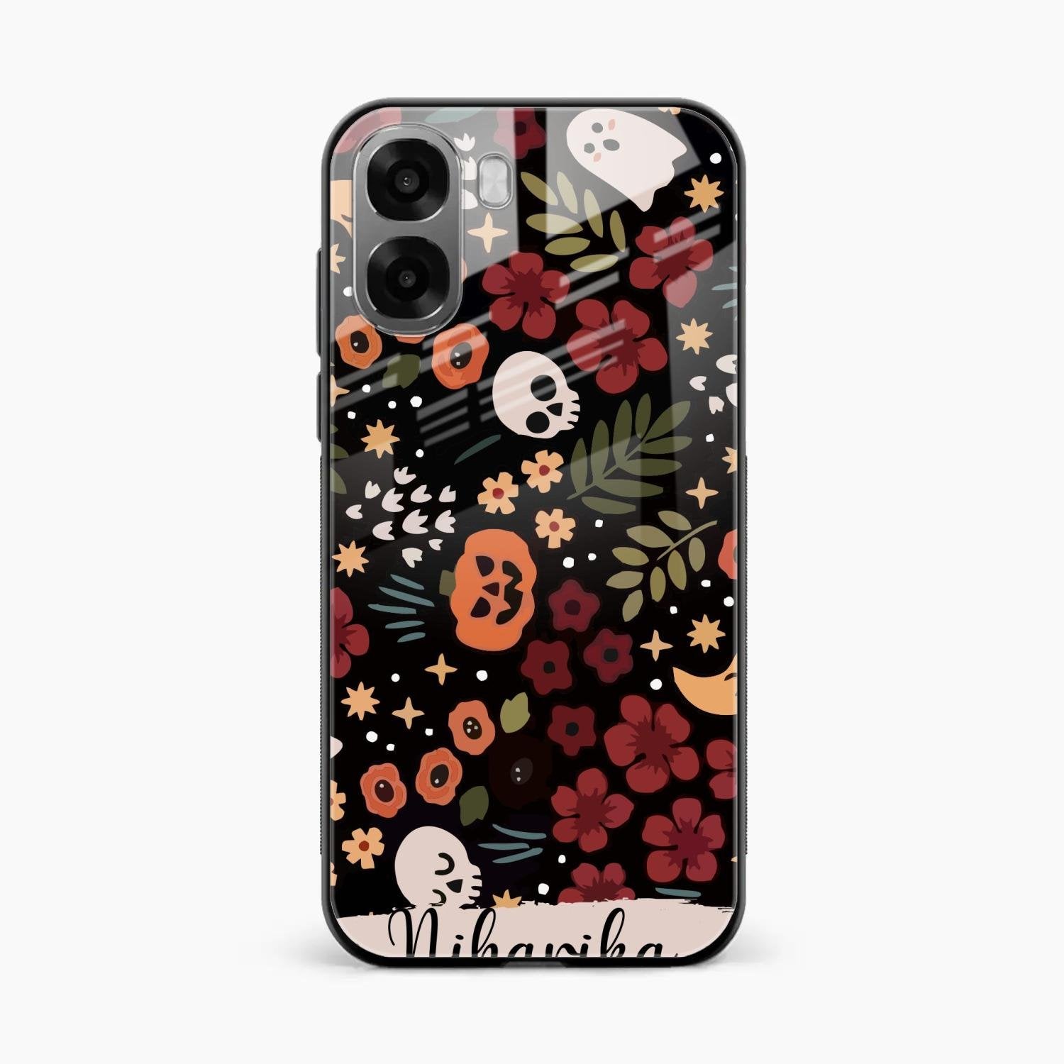 Hellowean Glossy Metal Case Cover For Oppo A6X 5G