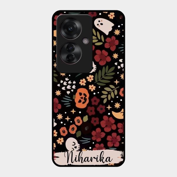 Hellowean Glossy Metal Case Cover For Oppo F25 Pro 5G