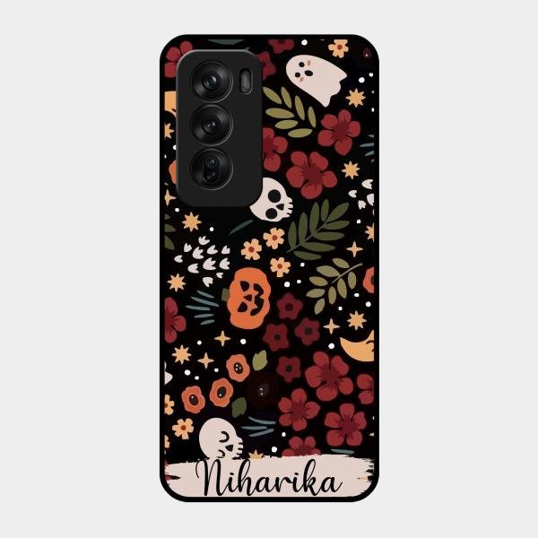 Hellowean Glossy Metal Case Cover For Oppo Reno 12 Pro 5G