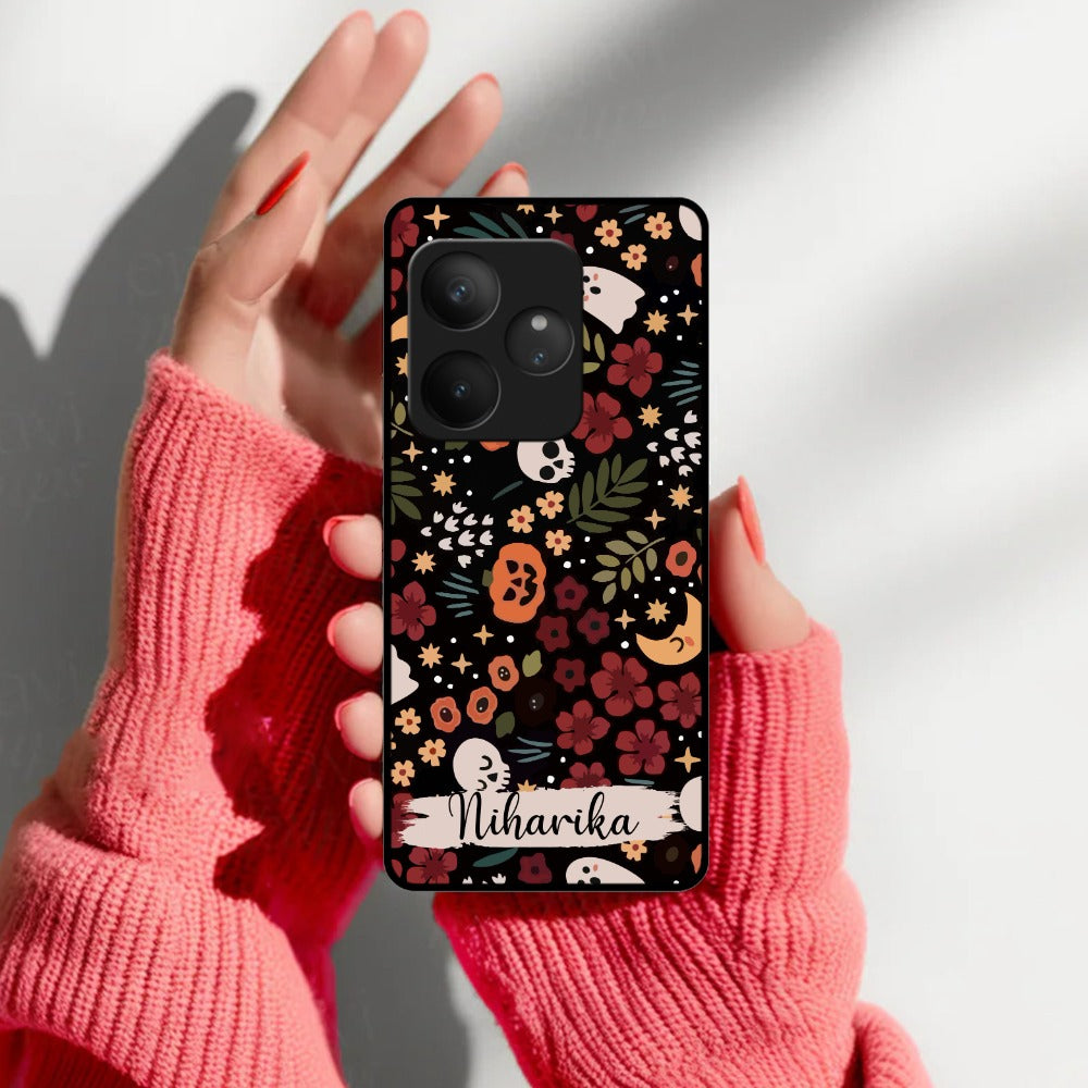 Hellowean Glossy Customised Metal Case Cover For Realme