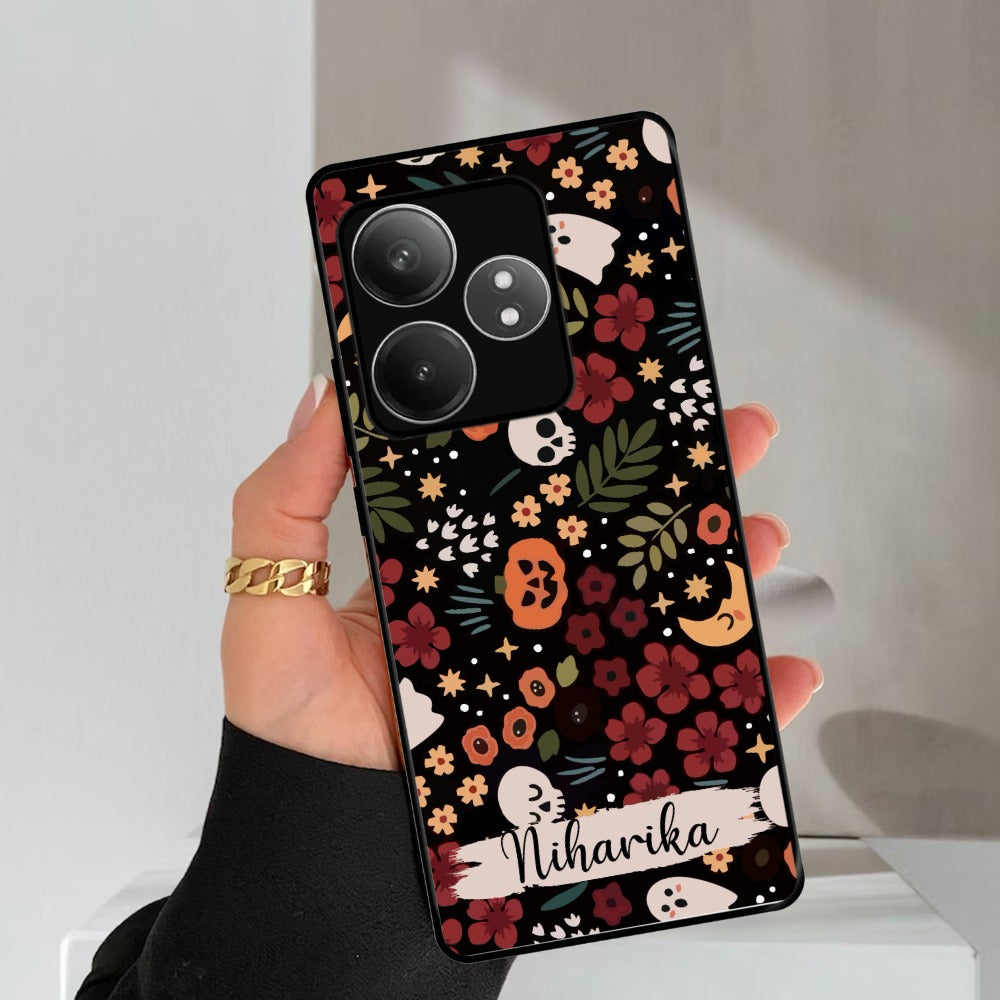 Hellowean Glossy Customised Metal Case Cover For Realme