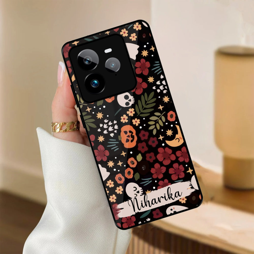 Hellowean Glossy Customised Metal Case Cover For Realme