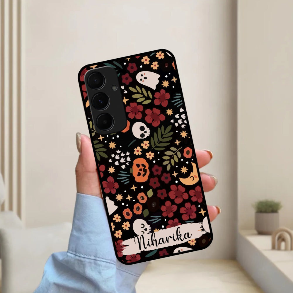 Hellowean Glossy Metal Case Cover For Samsung