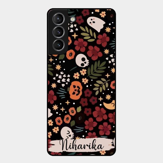 Hellowean Glossy Metal Case Cover For Samsung Galaxy S21 Plus