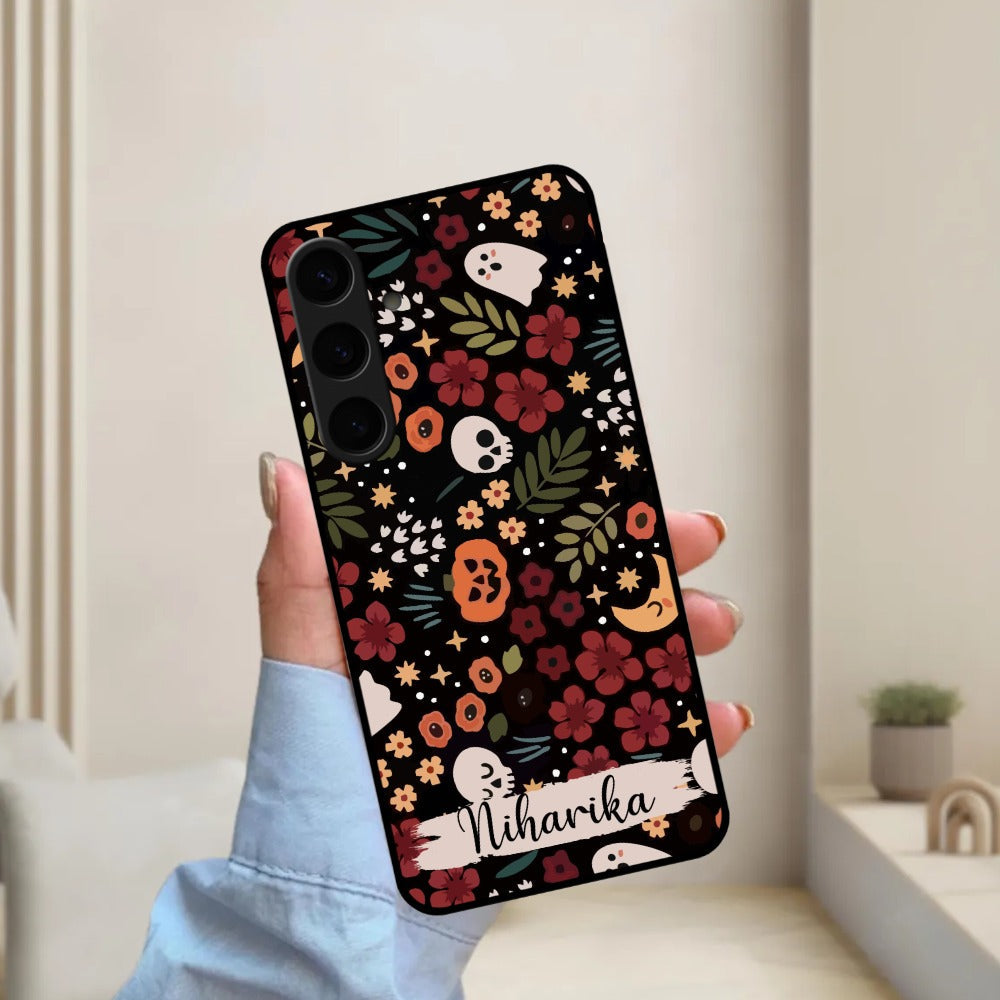 Hellowean Glossy Metal Case Cover For Samsung