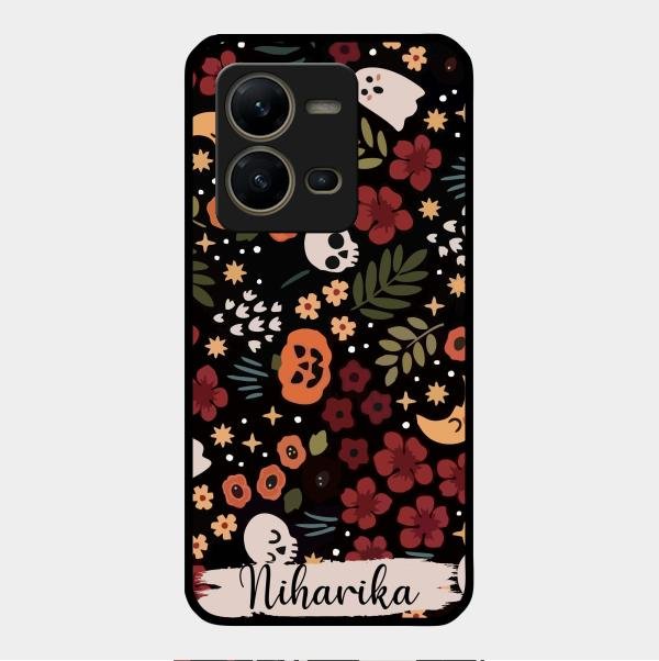 Hellowean Glossy Metal Case Cover For Vivo V25 5G