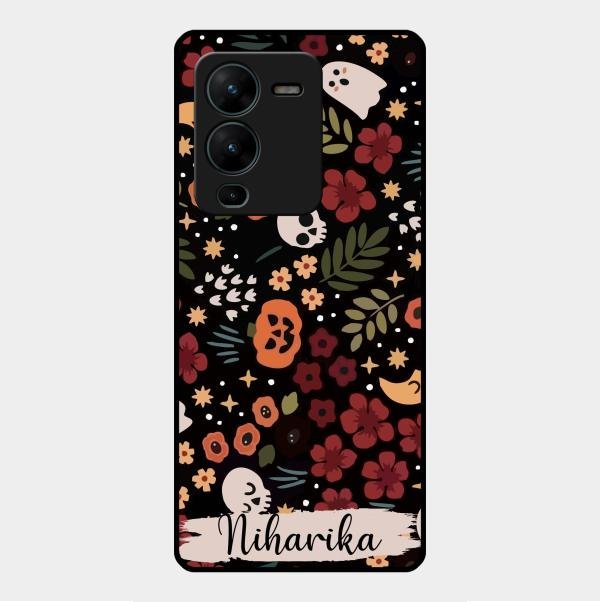 Hellowean Glossy Metal Case Cover For Vivo V25 Pro 5G