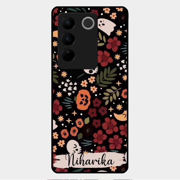 Hellowean Glossy Metal Case Cover For Vivo V27 Pro 5G