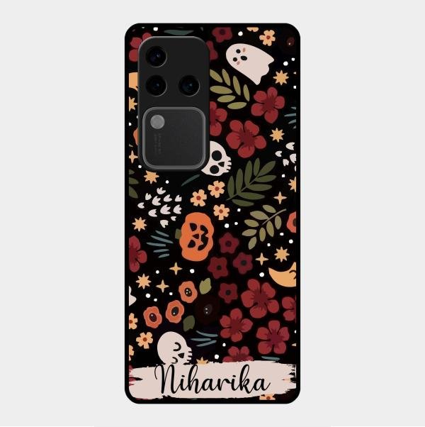 Hellowean Glossy Metal Case Cover For Vivo V30 Pro 5G