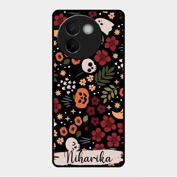 Hellowean Glossy Metal Case Cover For Vivo V30E 5G