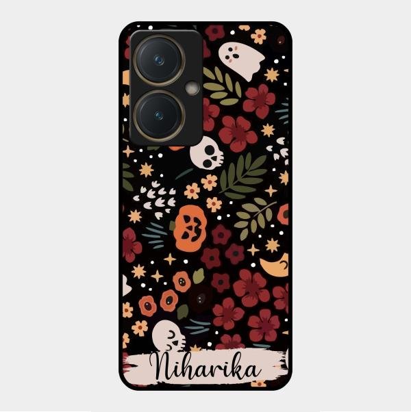 Hellowean Glossy Metal Case Cover For Vivo Y27
