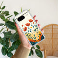 Hillside Bloom Transparent Silicon Case For Google Pixel 8 5G