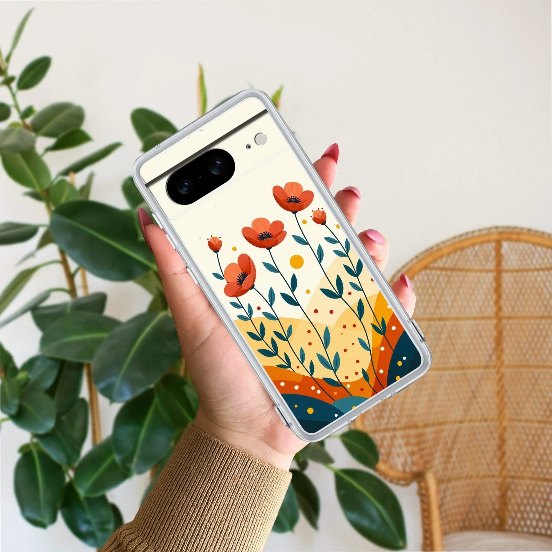 Hillside Bloom Transparent Silicon Case For Google - ShopOnCliQ