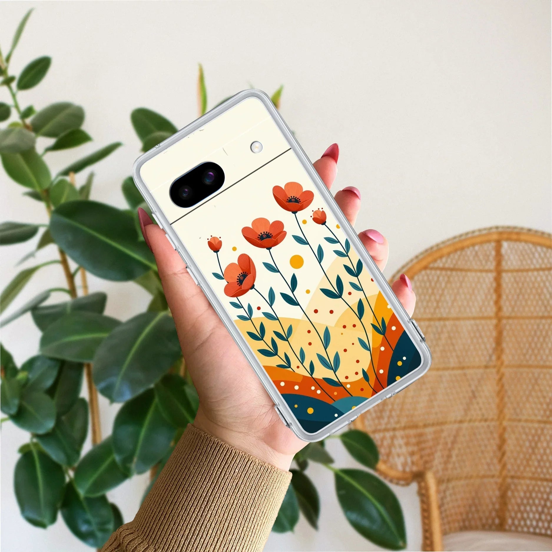 Hillside Bloom Transparent Silicon Case For Google - ShopOnCliQ