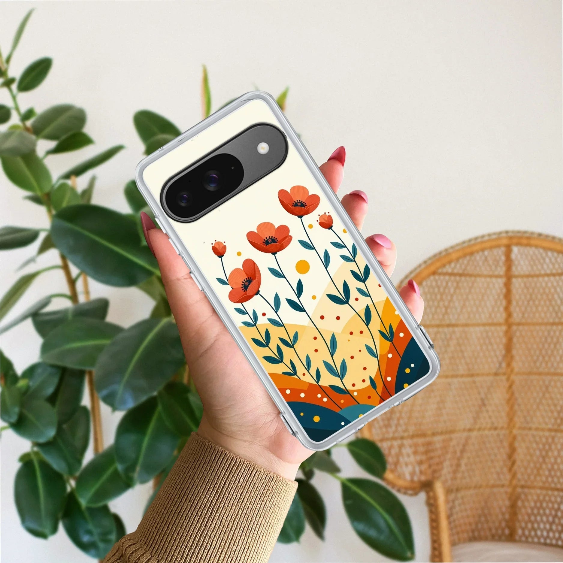 Hillside Bloom Transparent Silicon Case For Google - ShopOnCliQ