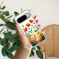 Hillside Bloom Transparent Silicon Case For Google Pixel 10