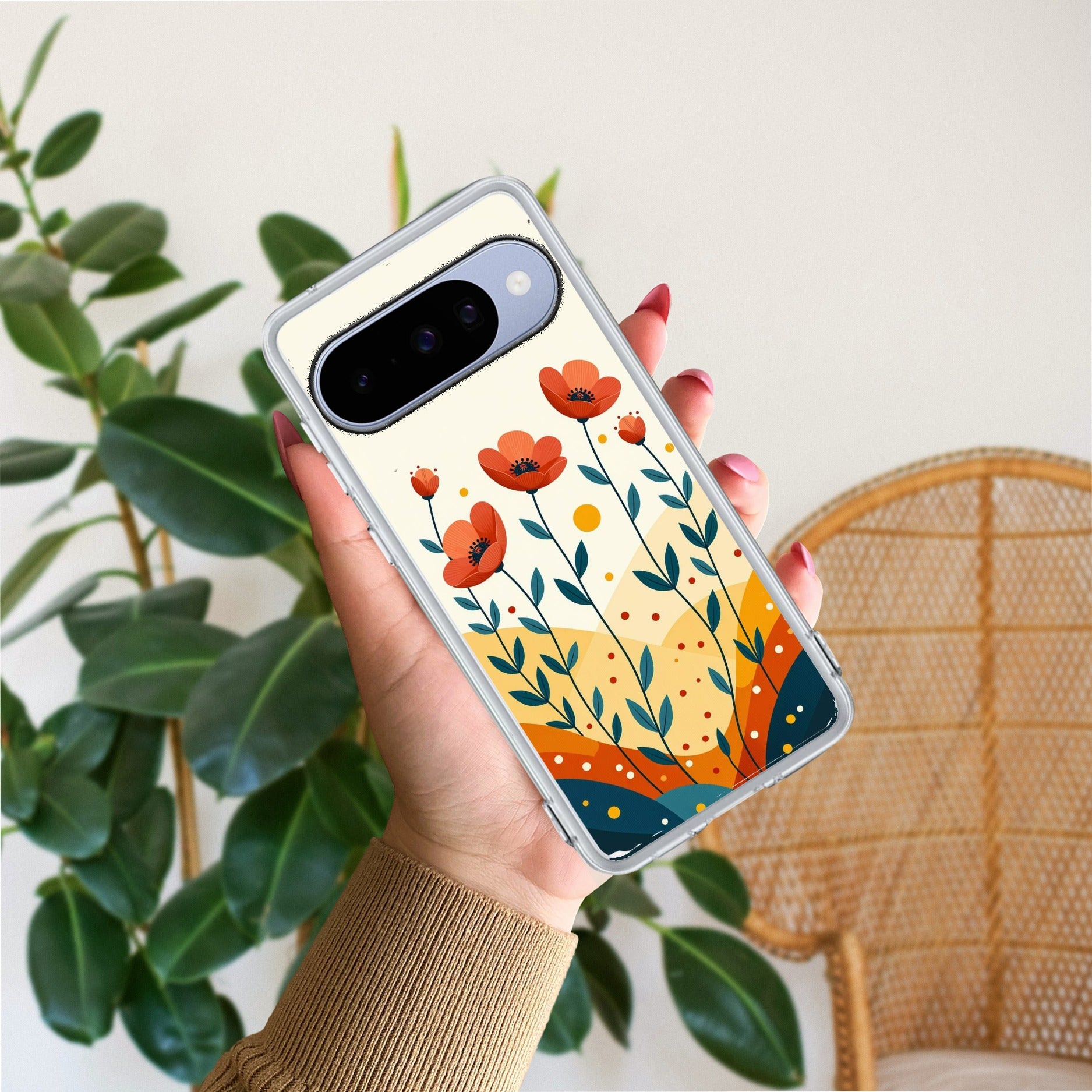 Hillside Bloom Transparent Silicon Case For Google - ShopOnCliQ