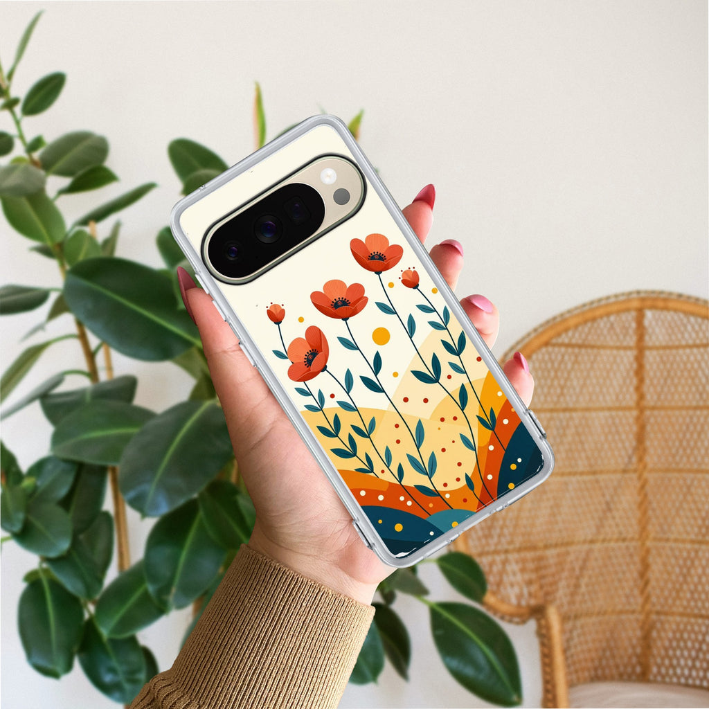 Hillside Bloom Transparent Silicon Case For Google - ShopOnCliQ
