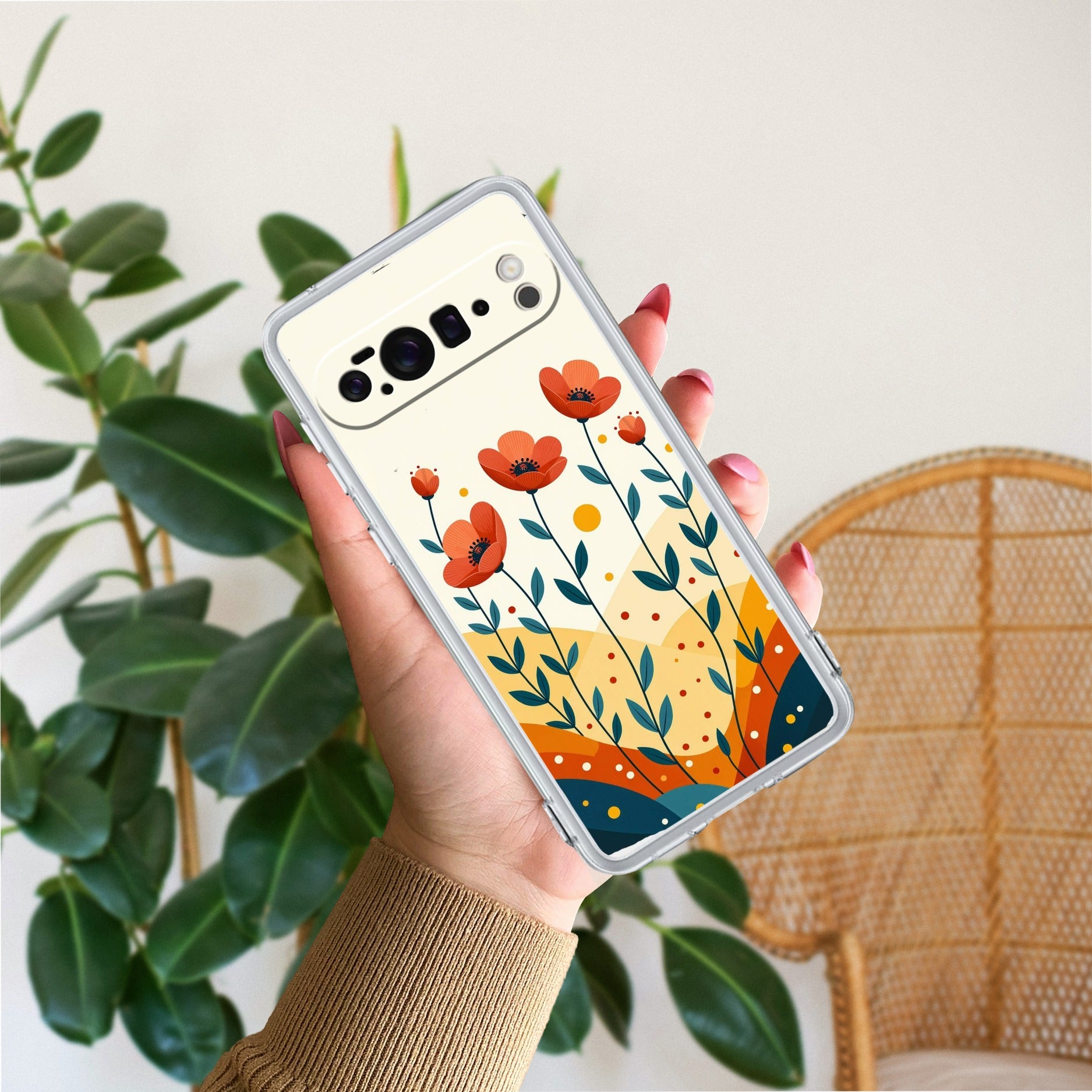 Hillside Bloom Transparent Silicon Case For Google - ShopOnCliQ