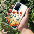 Hillside Bloom Transparent Silicon Case For iQOO Z7s 5G