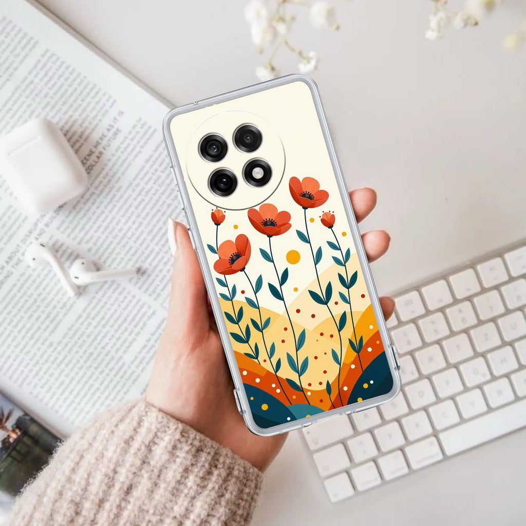 Hillside Bloom Anti Yellow Case For OnePlus 13R 5G