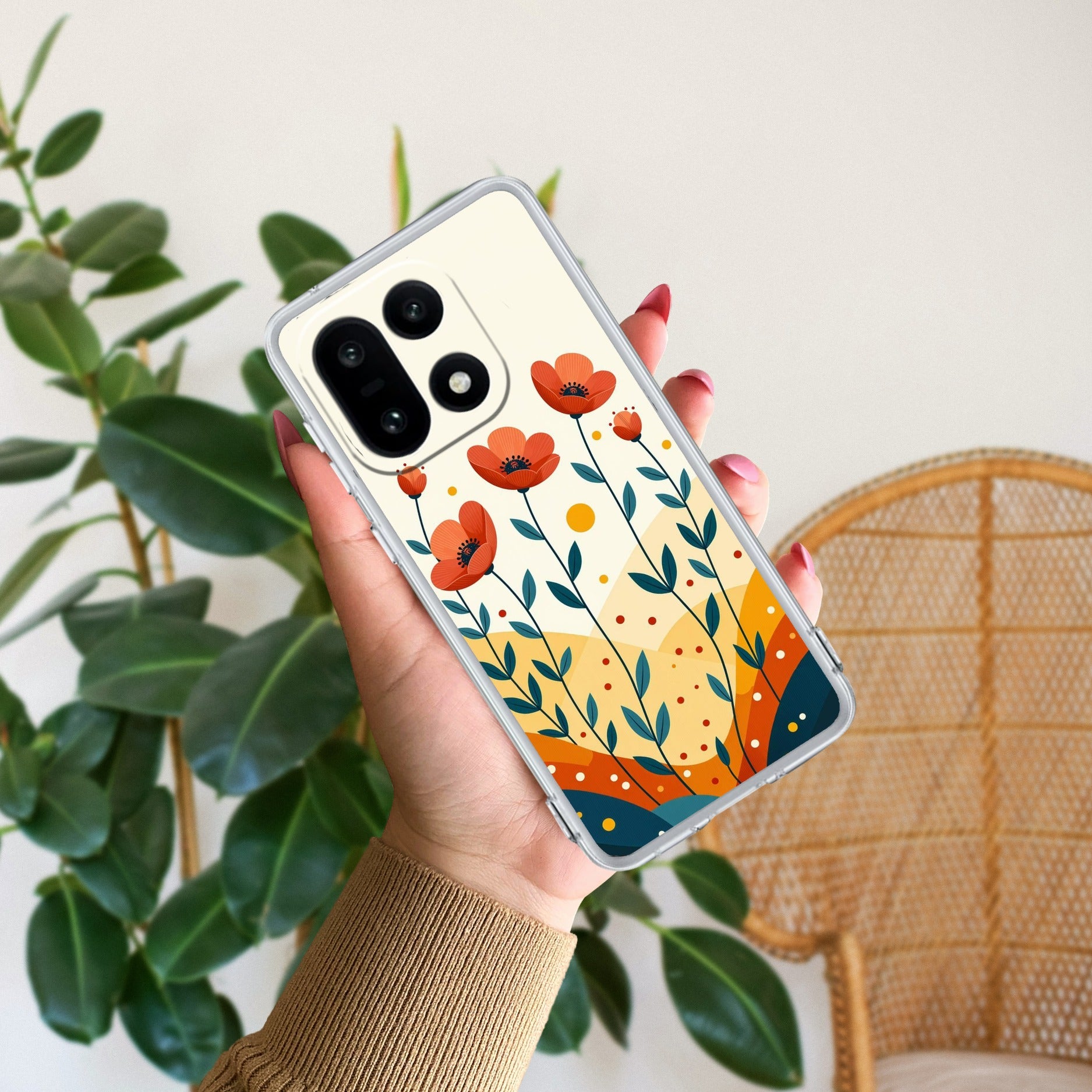 Hillside Bloom Anti Yellow Case For OnePlus 15 5G