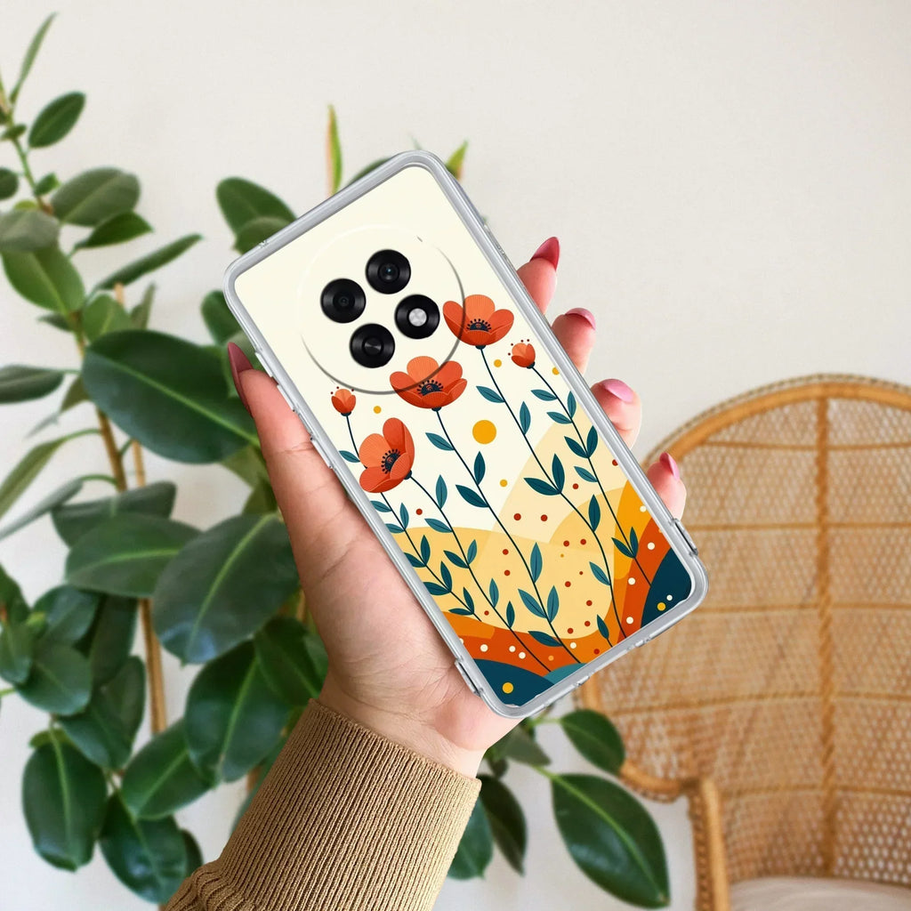 Hillside Bloom Anti Yellow Case For Oppo F31 Pro Plus 5G
