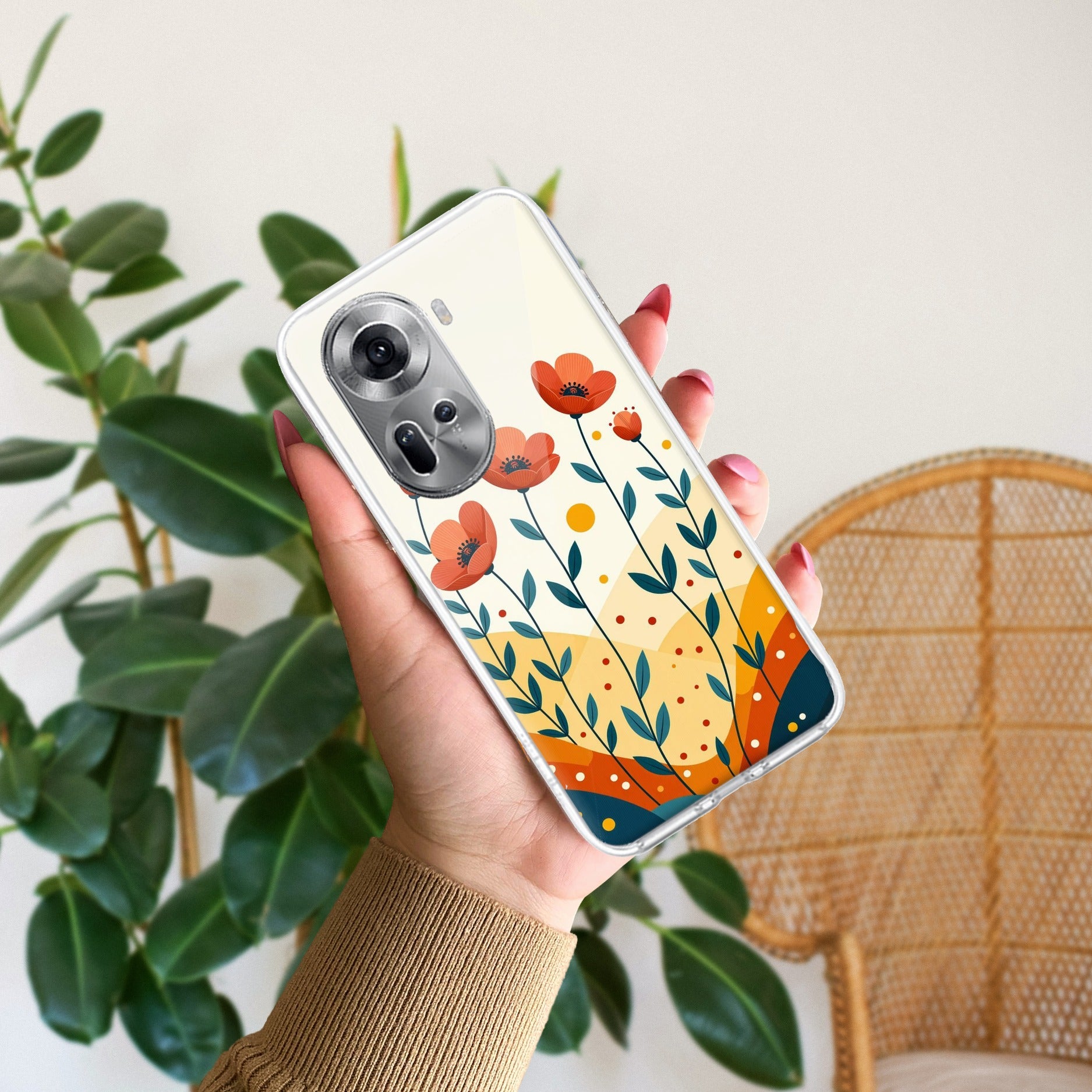 Personalized Pink Blossom Girl Anti Yellow Case For Google Pixel 9a 5G