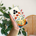 Hillside Bloom Transparent Silicon Case For Realme 14 Pro Plus 5G